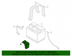Positive terminal cover for Kia Sorento 21-25 HEV, PHEV battery