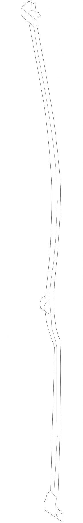 Rear left door seal Mercedes Metris W447 16-23