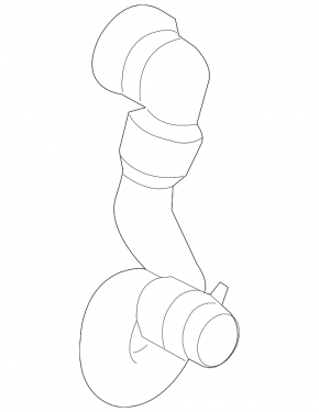 Upper Cooling Hose Ford Escape MK3 13-16 1.6T