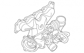 Turbine assembly with manifold Land Rover Range Rover Evoque 12-18 2.0