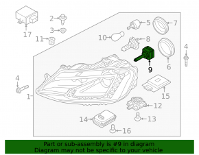 Xenon lamp Audi A6 C7 12-15 dorest