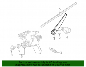 Rear wiper arm Volkswagen ID.4 21-23 missing plug
