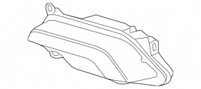 Daytime running light (DRL) left Mercedes S-class W221