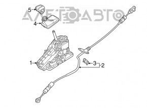 Volvo XC90 16-22 Gearbox Shifter