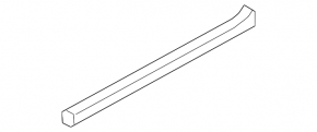 Glass seal inner rear left Volvo XC40 19-25