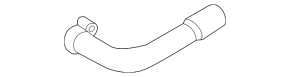 Right muffler tip for Volvo XC60 22-25 B5, B6 with damper