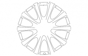 Wheel disk R18 x 8J ET50 5*114.3 Lexus IS250