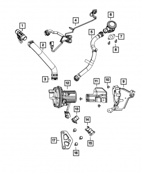 Chrysler 200 11-14 2.4 Air Flow Meter