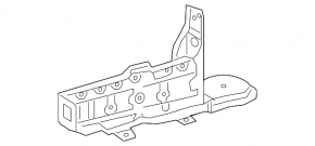 Front subframe extension left Toyota Camry v70 18-24
