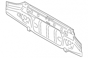 Subaru Legacy 15-16 rear panel red