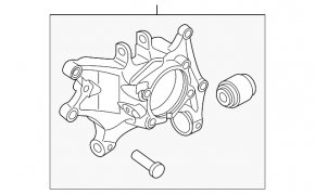 Rear left axle Kia Sorento 22-25 AWD HEV, PHEV