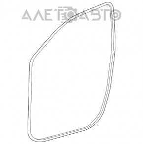 Door seal front right Toyota Highlander 20-