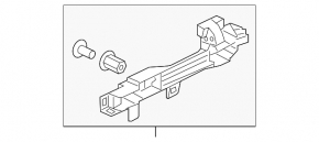 Honda Accord 18-22 rear right door handle mechanism with rod