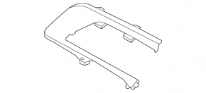 Upper left front panel trim for Kia EV6 22-24 GT-Line