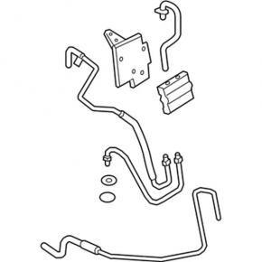 Rotary valve of the cooling system of automatic transmission Lincoln MKZ 17-20 3.0