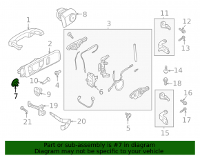 Plug for outer handle front right Ford Explorer 20-