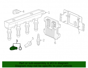 Crankshaft Position Sensor Chevrolet Trax 15-22 1.4T