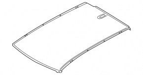 Metal roof Volvo XC40 19-25 without panorama