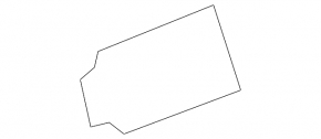 Front panel air duct deflector right VW Atlas 18 - gray trim
