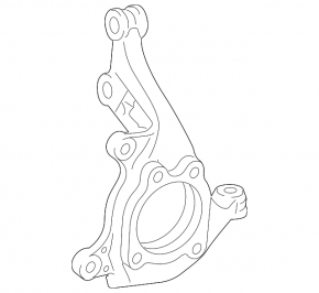 Front left axle trunnion Toyota RAV4 06-12