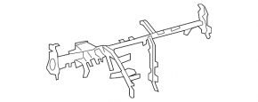 Lexus LS460 LS600h 07-12 underdash reinforcement pipe