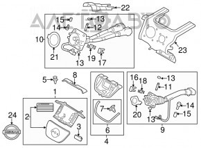 Front Charging Port Cover Nose With Mechanism Nissan Leaf 11-12