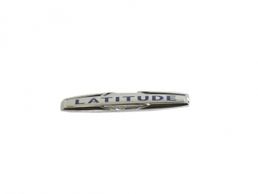 Emblem inscription LATITUDE tailgate Jeep Compass 17-24 chrome