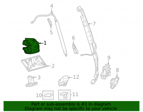 Lexus GX550 24-26 Trunk Lock