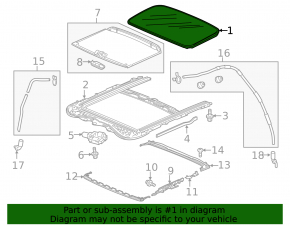 Hatch assembly Honda HR-V 16-22