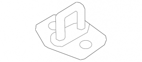 Tailgate lock hook Kia Seltos 21-23
