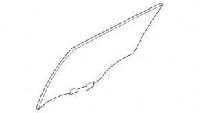 Rear right door glass Infiniti G25 G35 G37 4d 06-15