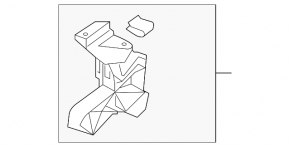 Left headlight mounting bracket for Audi Q3 83A 19-25