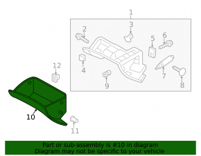 Glove box, glove compartment Hyundai Veloster 12-17