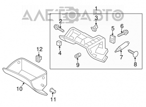Glove box, glove compartment Hyundai Veloster 12-17