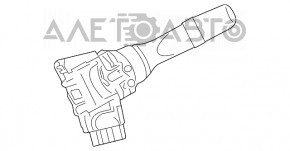 Right steering column switch for Lexus RX350 RX450h 10-15