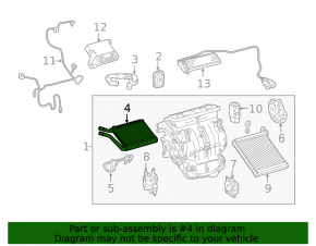 Lexus CT200h 11-17 Heater Radiator