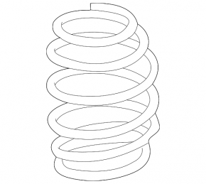 Front left spring for Audi A6 C8 19-25 Standard