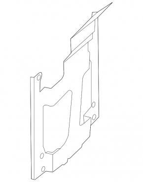 ECU bracket Porsche Cayenne 958 11-12 S Hybrid