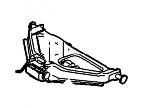 Bracket 3 row seats left Ford Explorer 11-19
