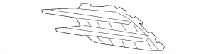Front bumper grille left Mercedes A-class V177 19-22 structure, AMG pkg