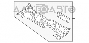 Wiper pan metal Mazda3 MPS 09-13
