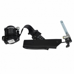 Passenger seat belt Ford Escape MK3 13-19 black, shot