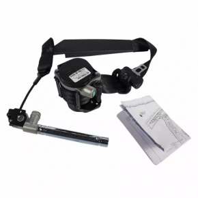 Passenger seat belt Ford Escape MK3 13-19 black, shot