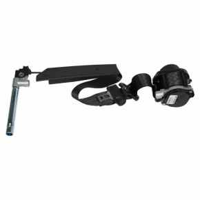 Passenger seat belt Ford Escape MK3 13-19 black, shot