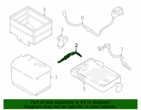 Battery mount Nissan Sentra 20-23