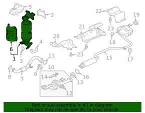 Catalyst Honda Accord 18-22 2.0 hybrid