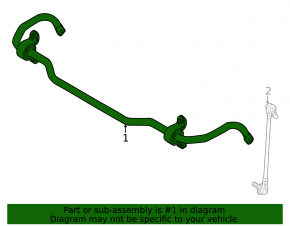 Front stabilizer bar Volkswagen ID.4 21-25