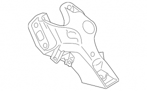 Engine mount bracket left BMW X5 F15 14-18 N55