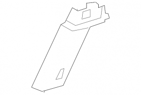 Rear bumper mount lower right Chevrolet Camaro 16-23 defect