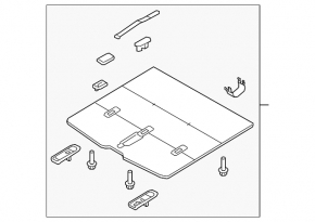 Boot Floor Volvo XC40 19-25 Black